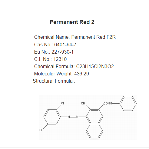 Permanent Red F2R Pigment Red 2